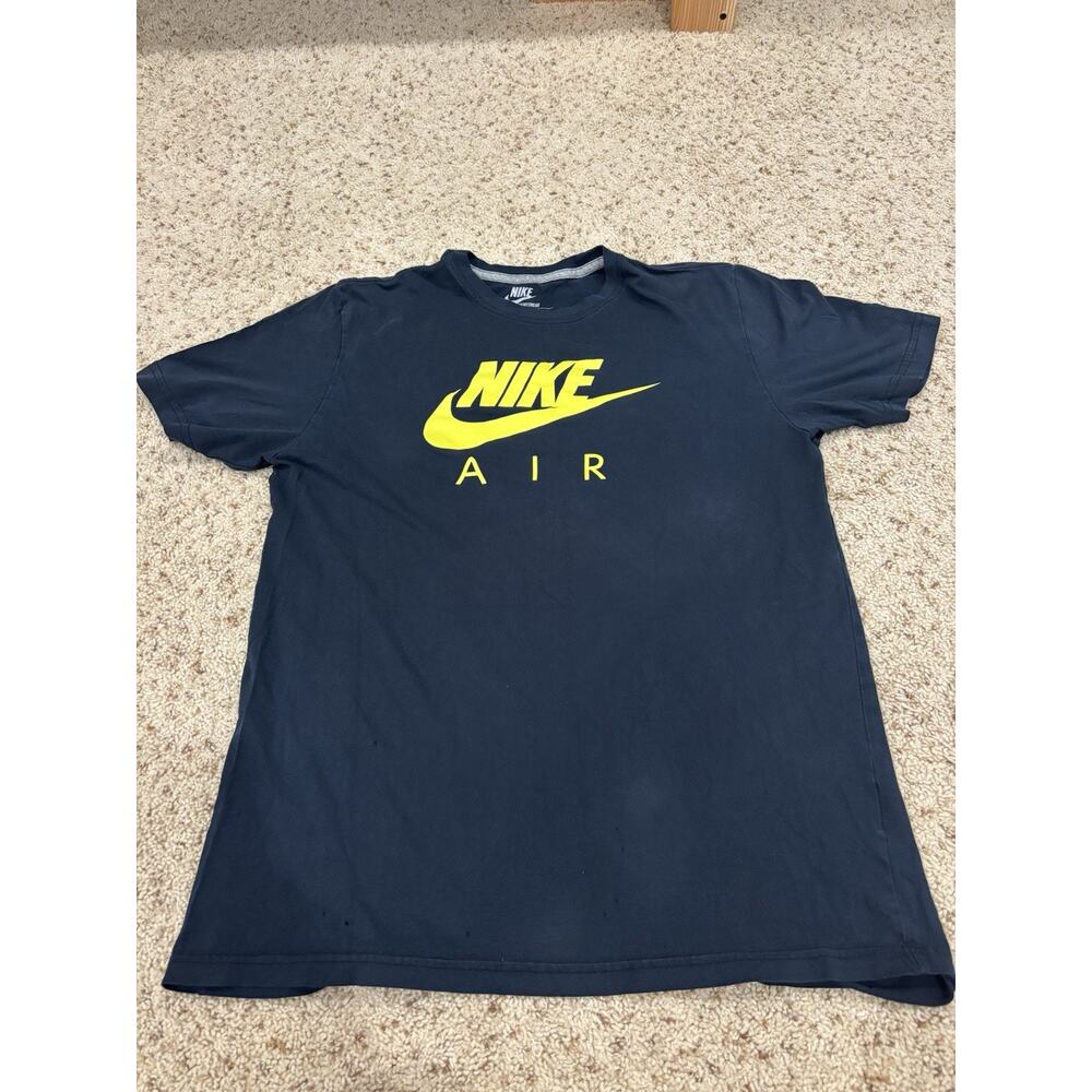 Nike Sportswear Black And Green Logo Men’s Large Regular Fit